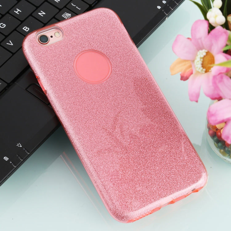 For iPhone 6 TPU Glitter All-inclusive Protective Case