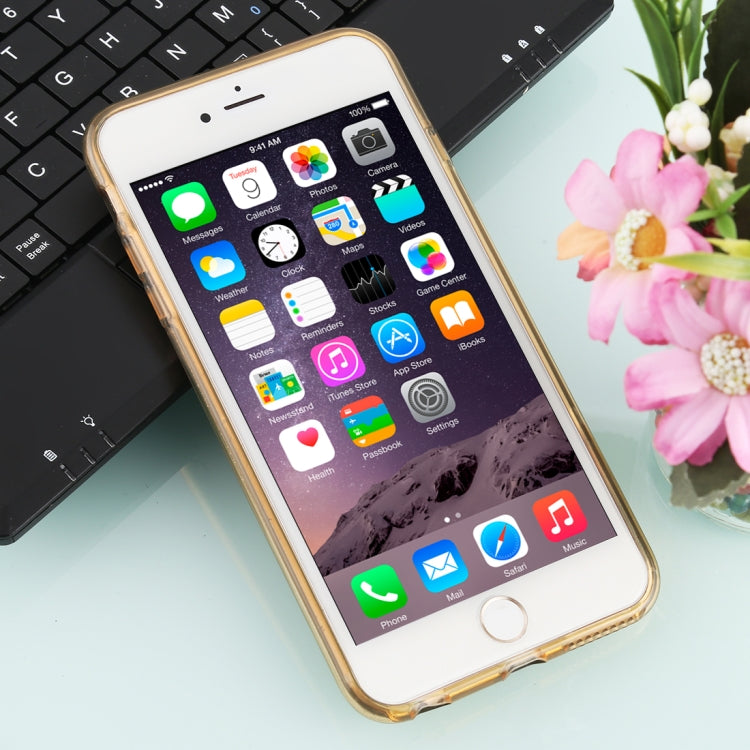 For iPhone 6 Plus TPU Glitter All-inclusive Protective Case