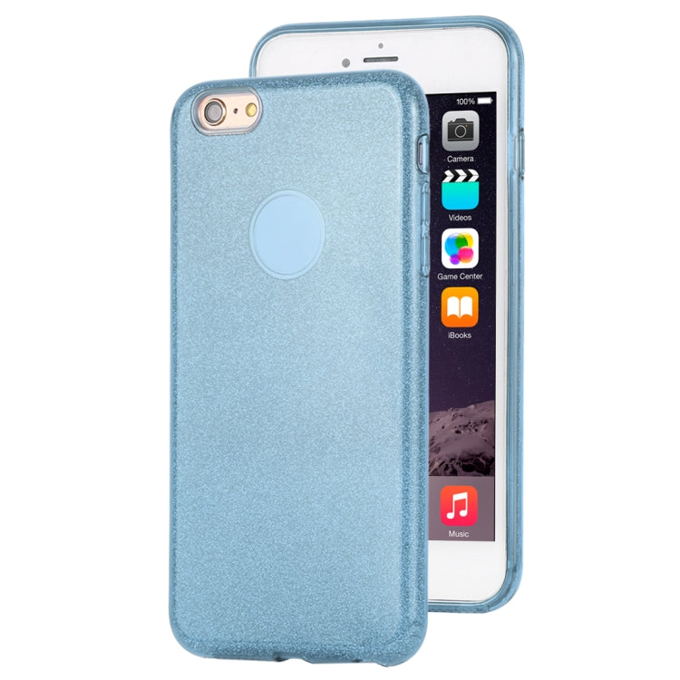 For iPhone 6 Plus TPU Glitter All-inclusive Protective Case