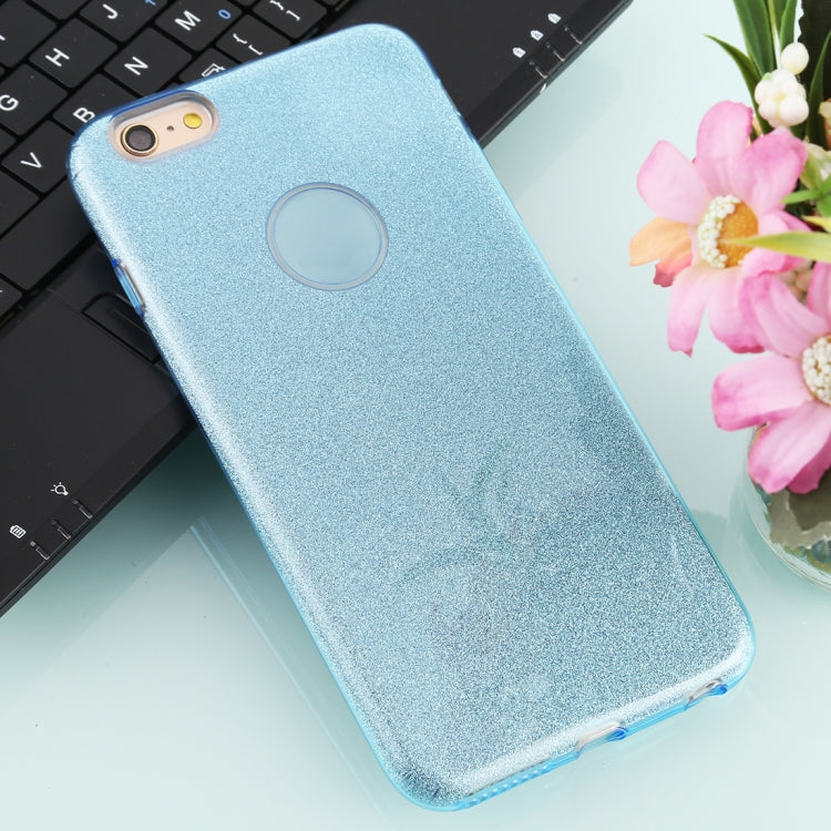For iPhone 6 Plus TPU Glitter All-inclusive Protective Case