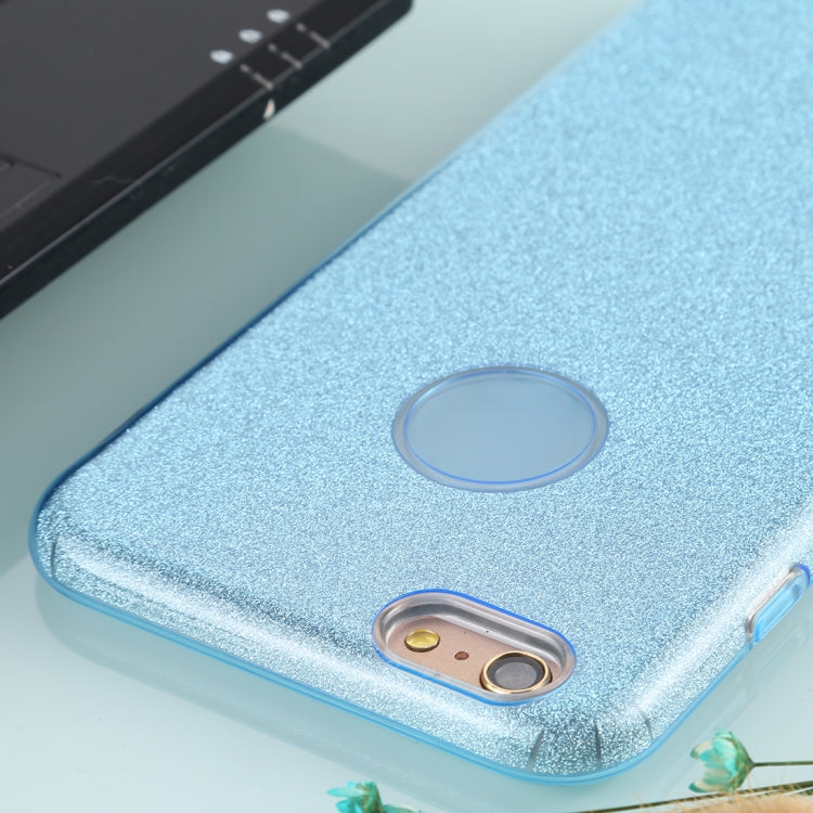 For iPhone 6 Plus TPU Glitter All-inclusive Protective Case