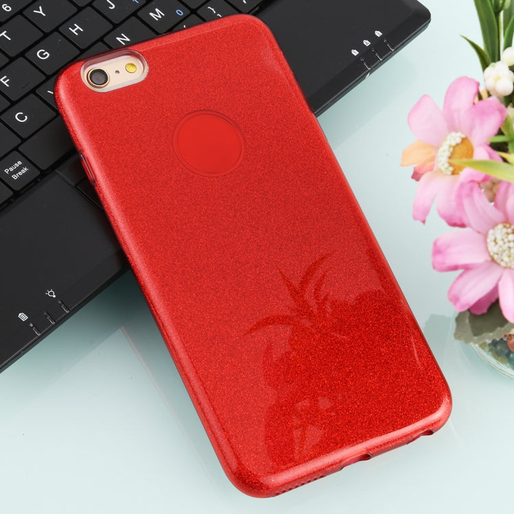 For iPhone 6 Plus TPU Glitter All-inclusive Protective Case