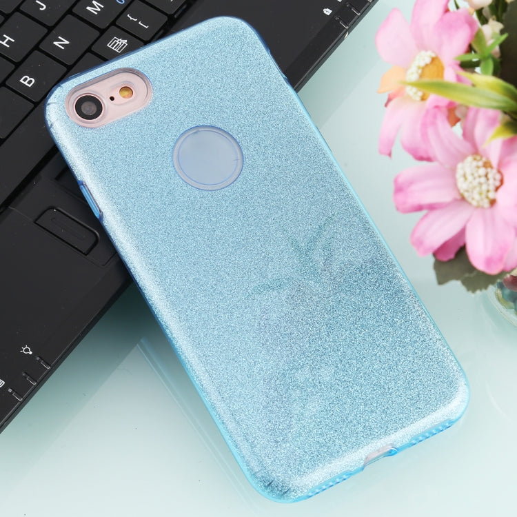 For iPhone 7 TPU Glitter All-inclusive Protective Case