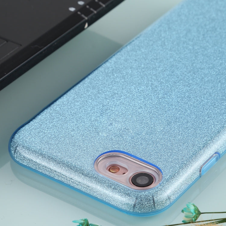 For iPhone 8 TPU Glitter All-inclusive Protective Case