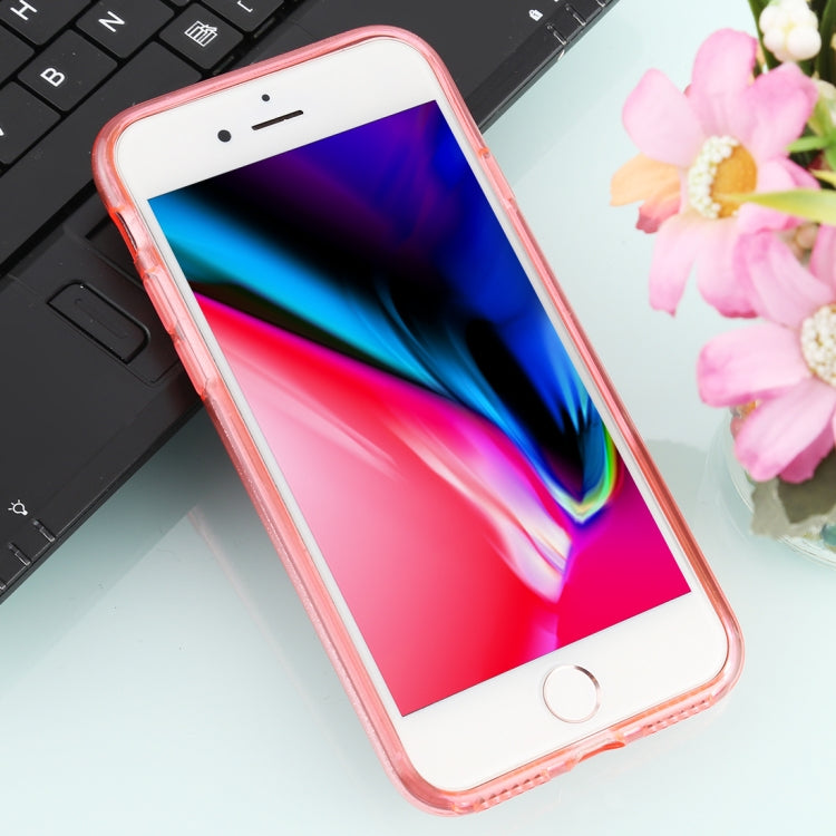 For iPhone 8 TPU Glitter All-inclusive Protective Case