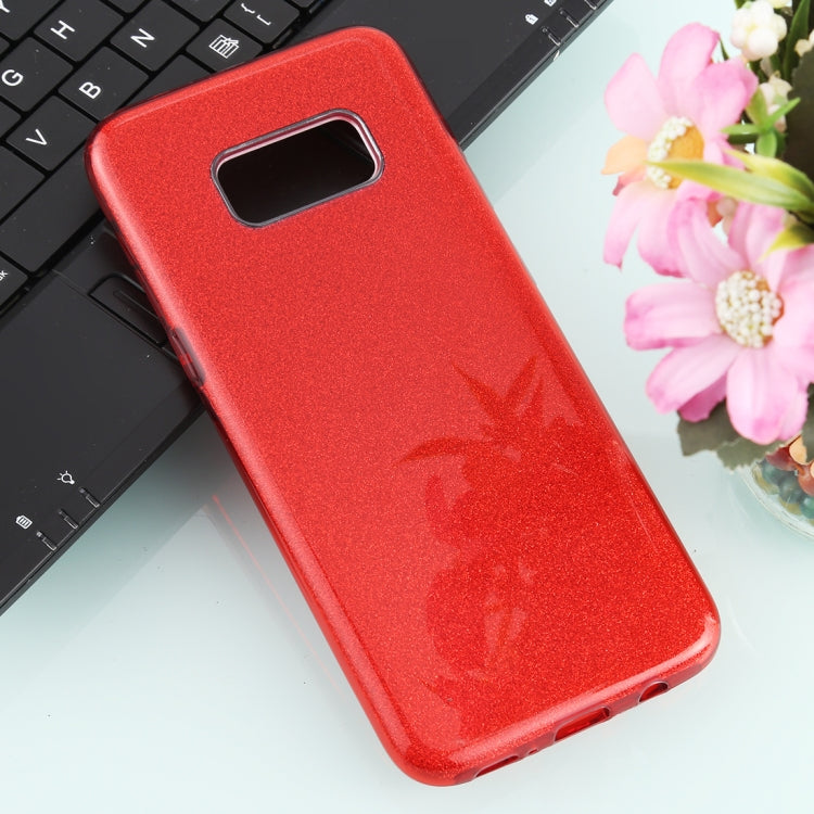 For Galaxy S8 TPU Glitter All-inclusive Protective Case