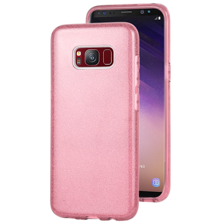 For Galaxy S8 TPU Glitter All-inclusive Protective Case