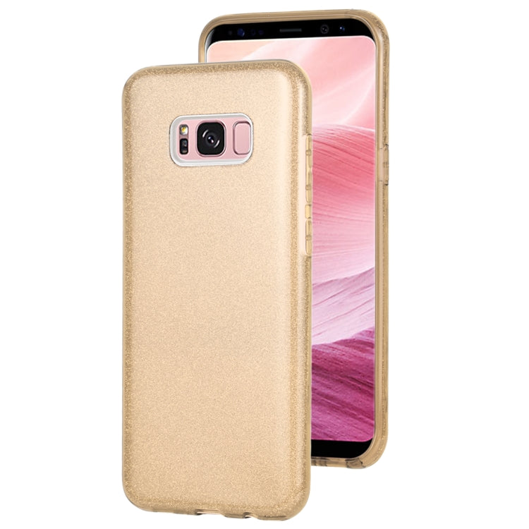 For Galaxy S8+ TPU Glitter All-inclusive Protective Case