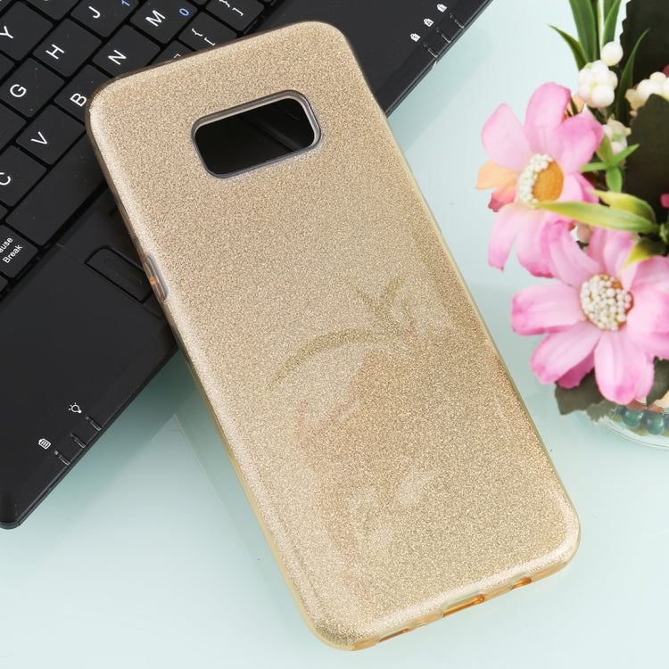 For Galaxy S8+ TPU Glitter All-inclusive Protective Case