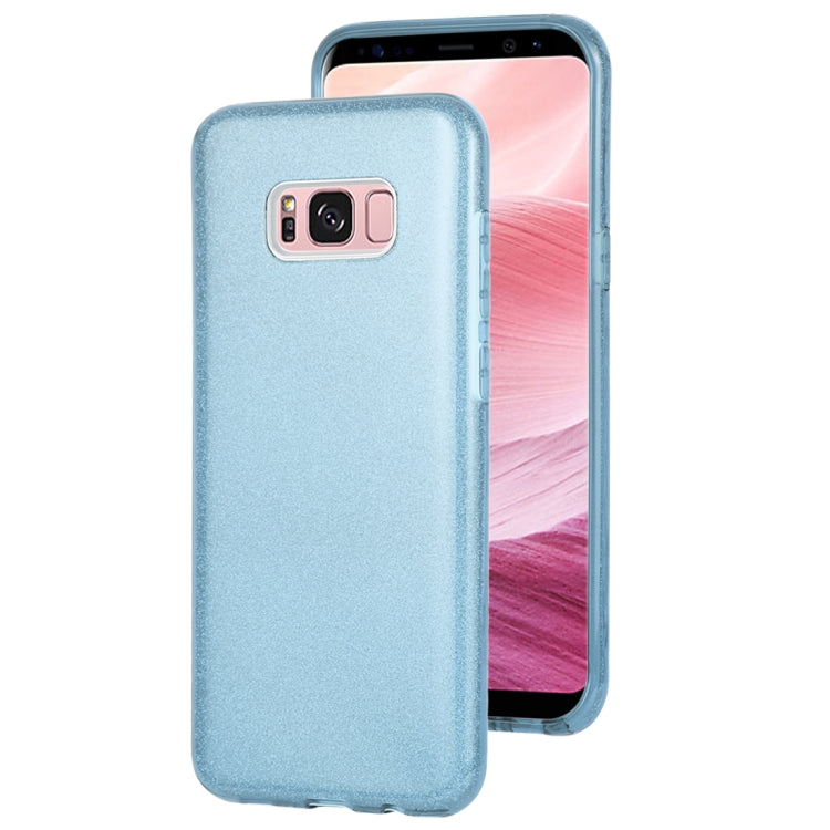 For Galaxy S8+ TPU Glitter All-inclusive Protective Case