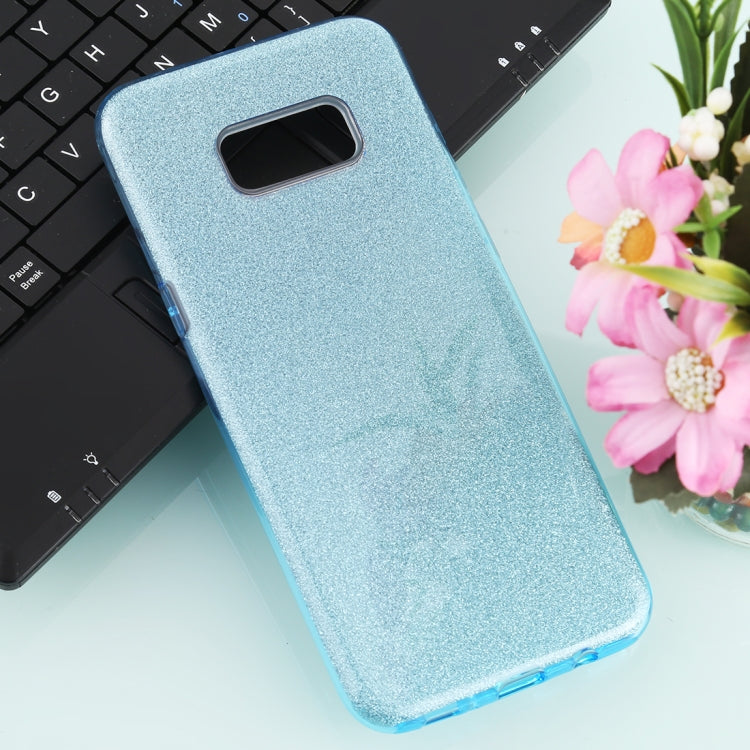 For Galaxy S8+ TPU Glitter All-inclusive Protective Case