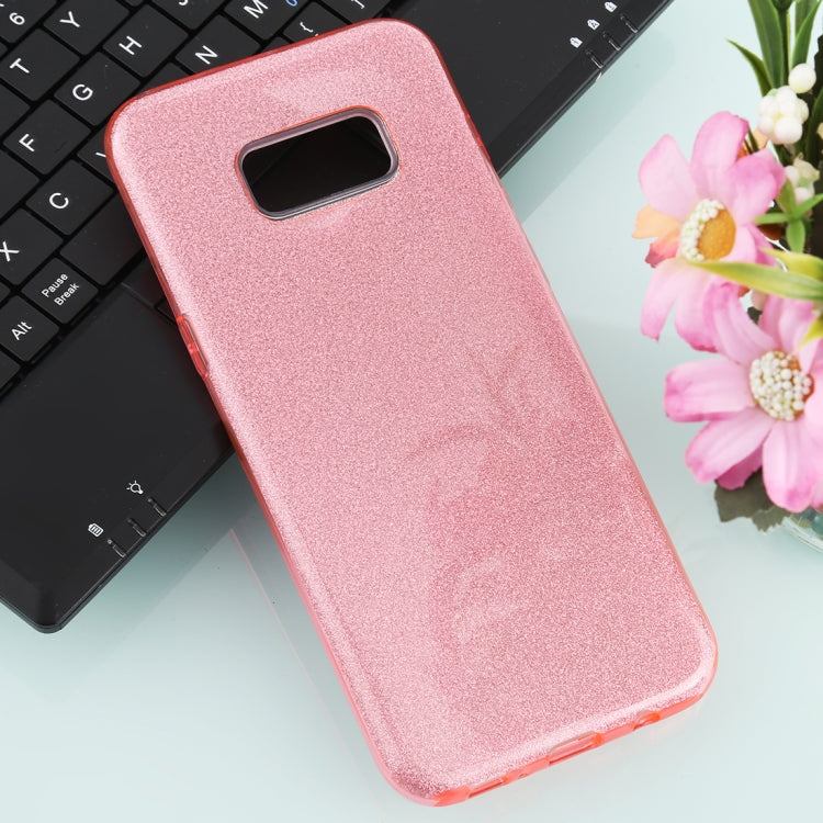 For Galaxy S8+ TPU Glitter All-inclusive Protective Case