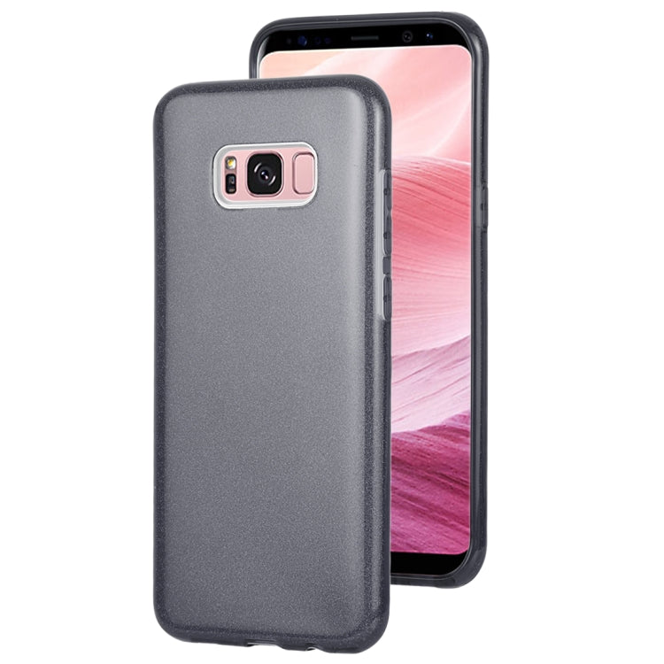 For Galaxy S8+ TPU Glitter All-inclusive Protective Case