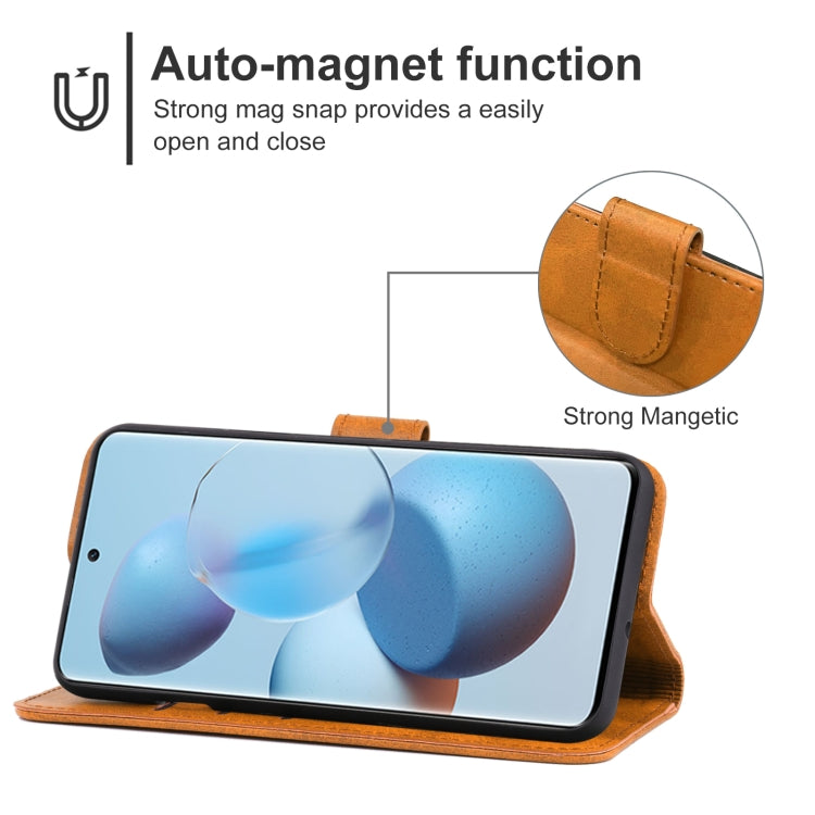 For Xiaomi Civi 1S Leather Phone Case