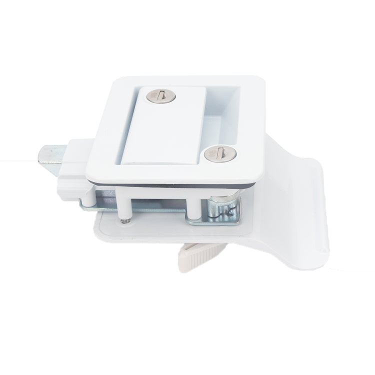 A5981-02 White RV Paddle Entry Door Lock Latch