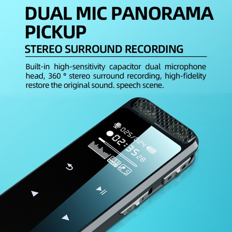 Q55 Smart HD Noise Reduction Voice Control Recording Pen, Capacity:No Memory(Black)