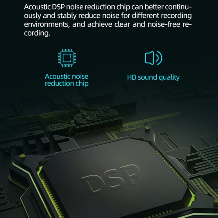 Q55 Smart HD Noise Reduction Voice Control Recording Pen, Capacity:No Memory(Black)