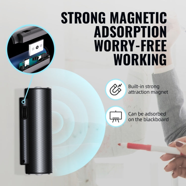 Q76 Smart HD Noise Reduction Voice Control Strong Magnetic Recording Pen, Capacity:4GB(Black)
