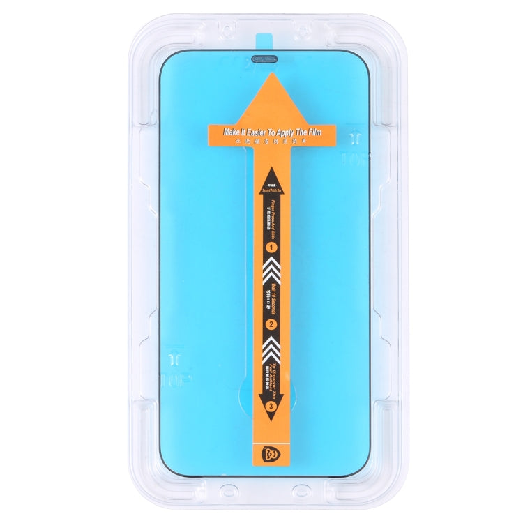 For iPhone 11 Pro / XS / X Fast Attach Dust-proof Anti-static Tempered Glass Film