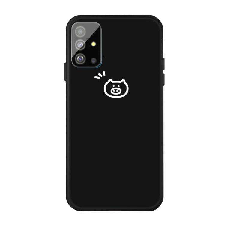 For Galaxy S20+ Little Pig Pattern Frosted TPU Protective Case