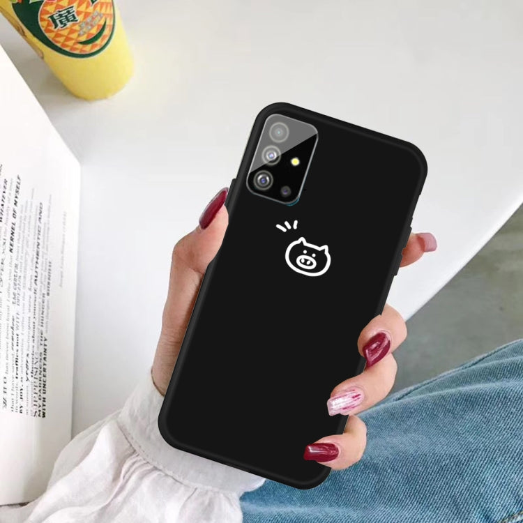 For Galaxy S20+ Little Pig Pattern Frosted TPU Protective Case