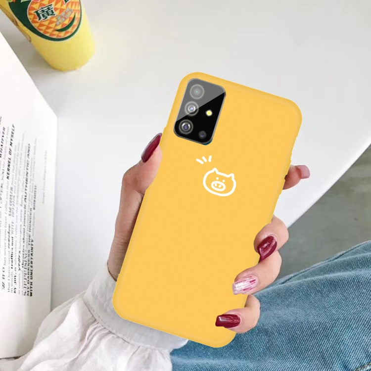 For Galaxy S20+ Little Pig Pattern Frosted TPU Protective Case