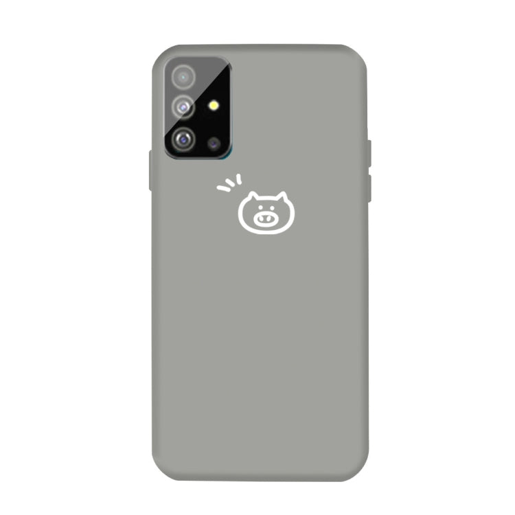 For Galaxy S20+ Little Pig Pattern Frosted TPU Protective Case