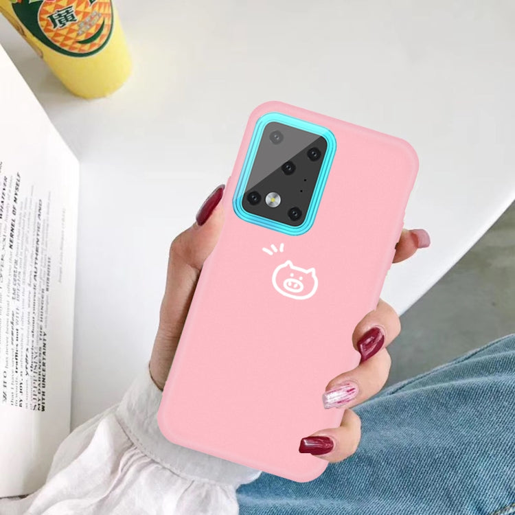 For Galaxy S20 Ultra Little Pig Pattern Frosted TPU Protective Case