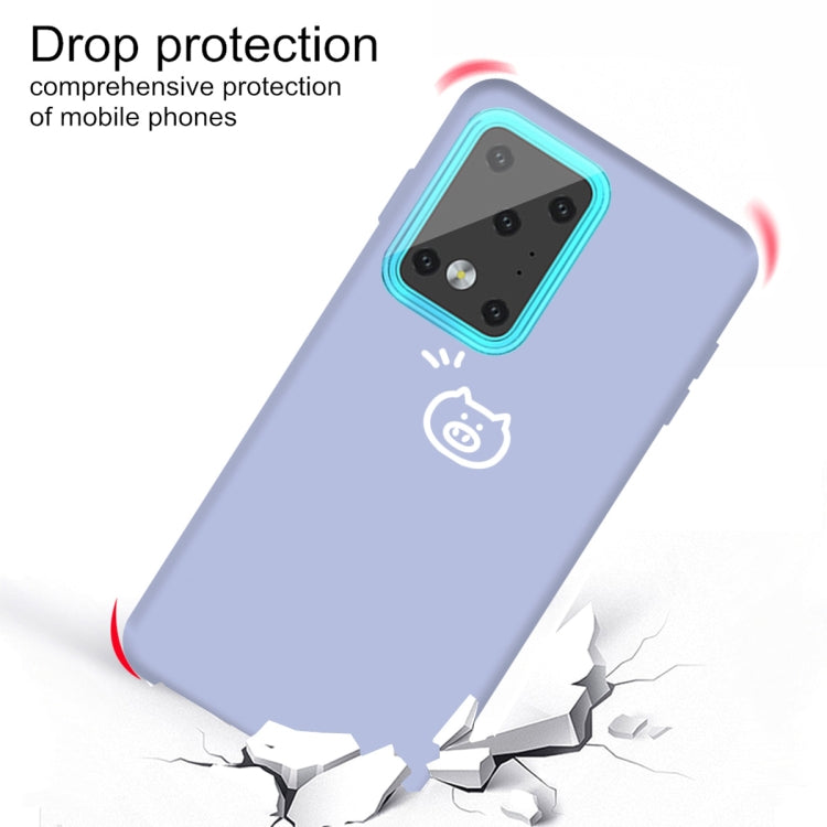 For Galaxy S20 Ultra Little Pig Pattern Frosted TPU Protective Case