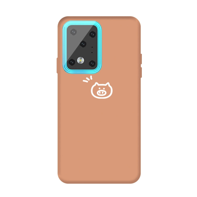 For Galaxy S20 Ultra Little Pig Pattern Frosted TPU Protective Case