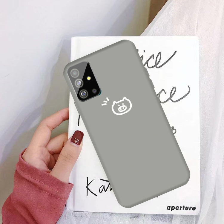 For Galaxy S20 Little Pig Pattern Frosted TPU Protective Case