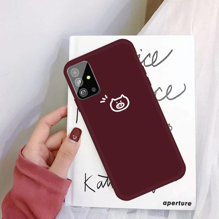 For Galaxy S20 Little Pig Pattern Frosted TPU Protective Case