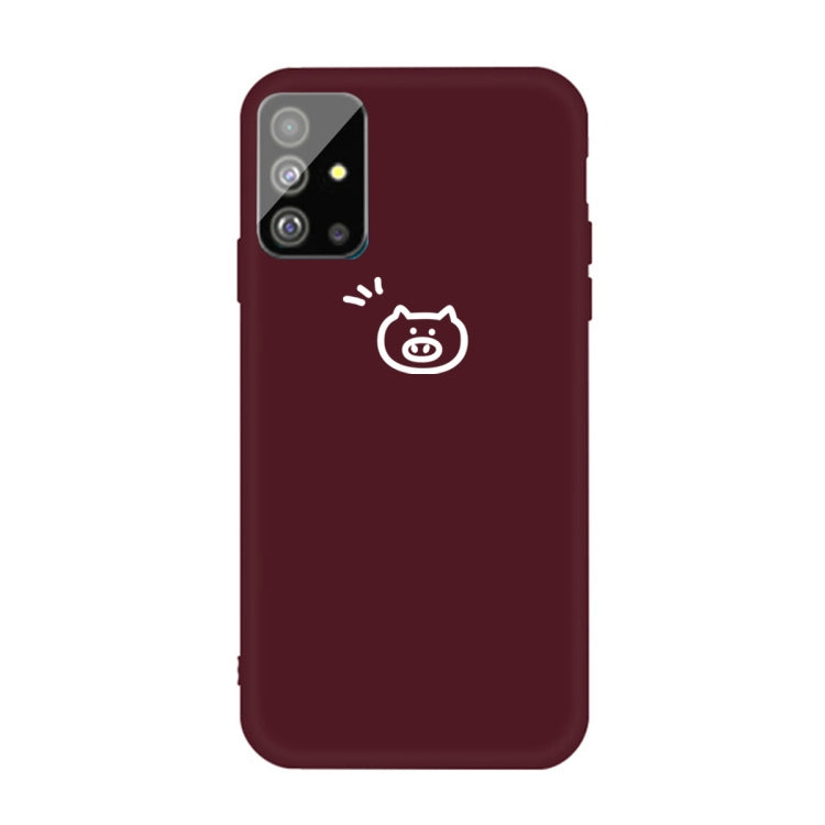 For Galaxy S20 Little Pig Pattern Frosted TPU Protective Case
