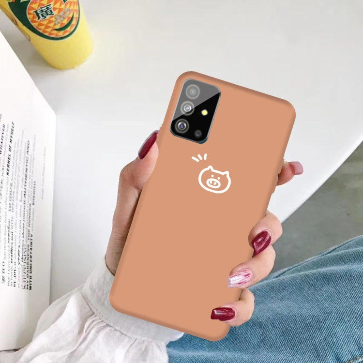 For Galaxy S20 Little Pig Pattern Frosted TPU Protective Case