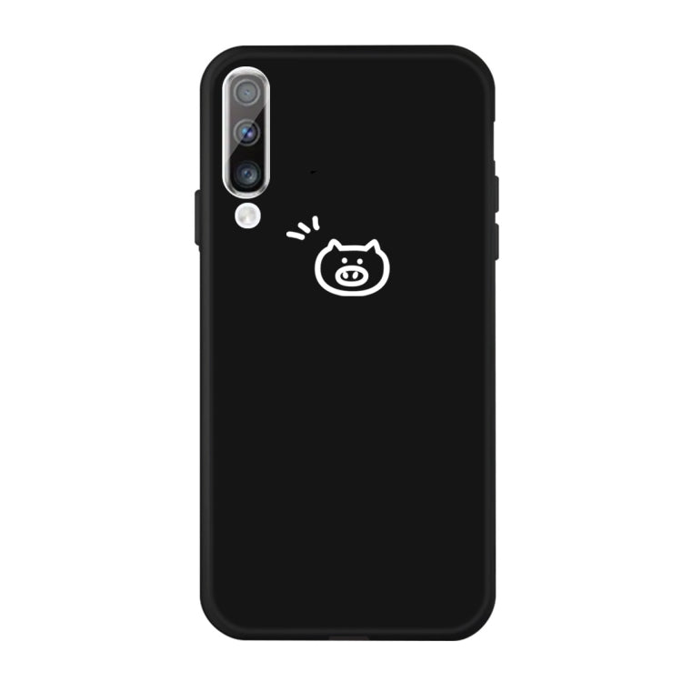 For Galaxy A70 Little Pig Pattern Frosted TPU Protective Case