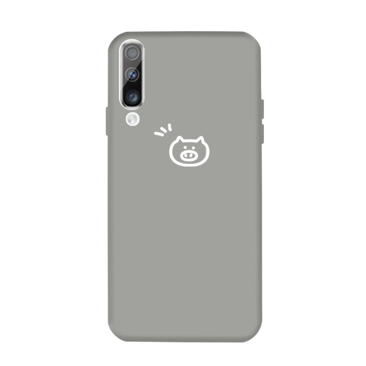 For Galaxy A70 Little Pig Pattern Frosted TPU Protective Case
