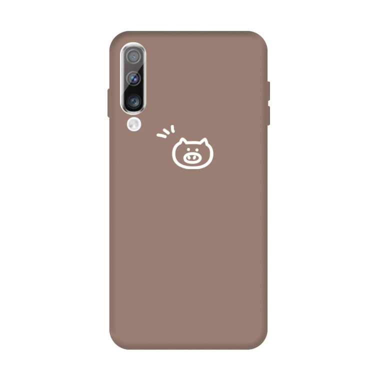 For Galaxy A70 Little Pig Pattern Frosted TPU Protective Case