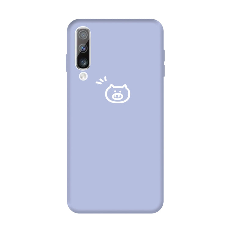 For Galaxy A70 Little Pig Pattern Frosted TPU Protective Case