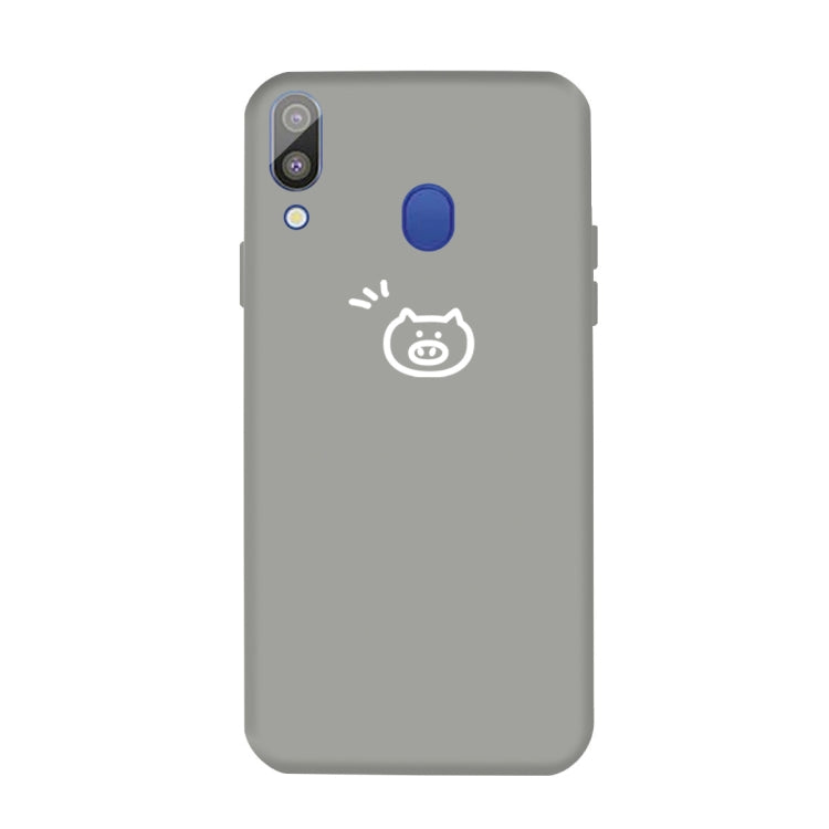 For Galaxy A30 Little Pig Pattern Frosted TPU Protective Case