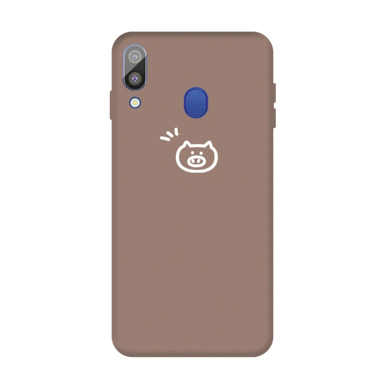 For Galaxy A30 Little Pig Pattern Frosted TPU Protective Case