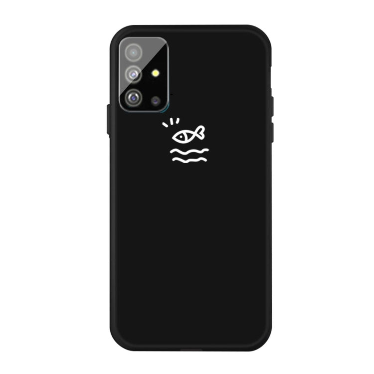 For Galaxy S20+ Little Fish Pattern Frosted TPU Protective Case