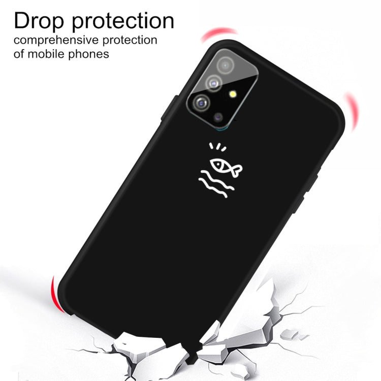 For Galaxy S20+ Little Fish Pattern Frosted TPU Protective Case