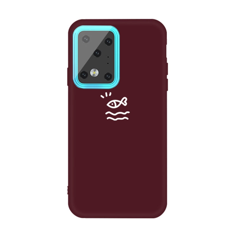 For Galaxy S20 Ultra Little Fish Pattern Frosted TPU Protective Case