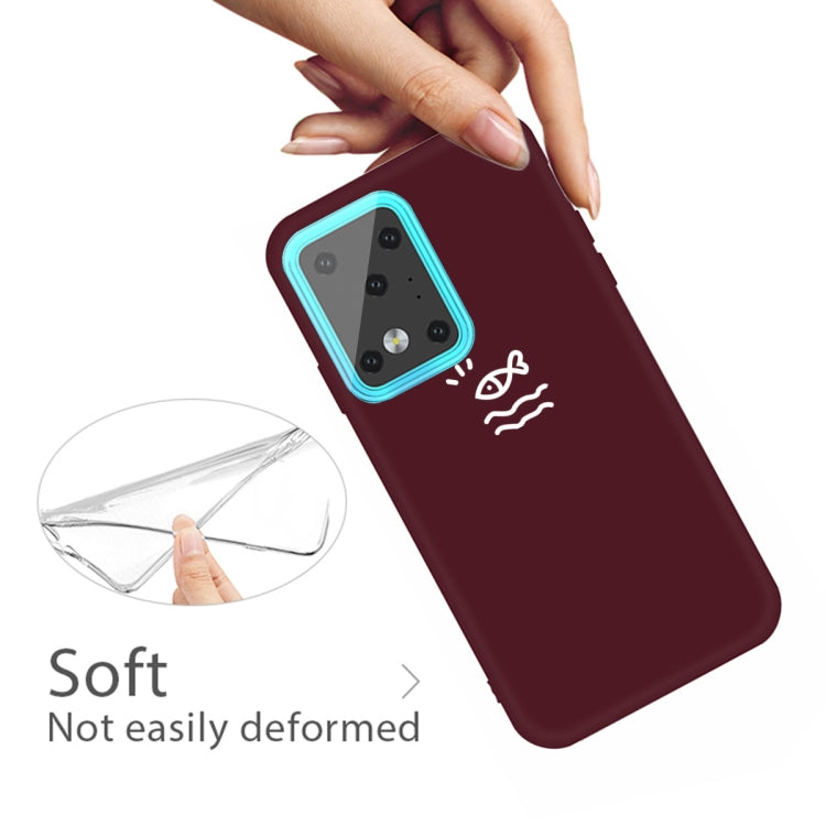 For Galaxy S20 Ultra Little Fish Pattern Frosted TPU Protective Case