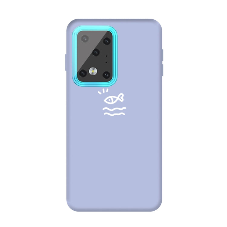 For Galaxy S20 Ultra Little Fish Pattern Frosted TPU Protective Case