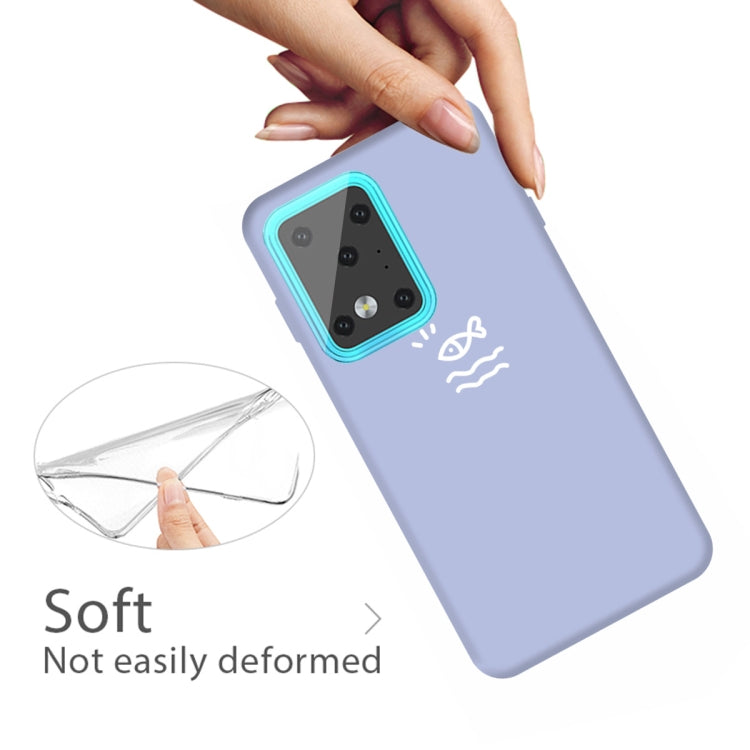 For Galaxy S20 Ultra Little Fish Pattern Frosted TPU Protective Case