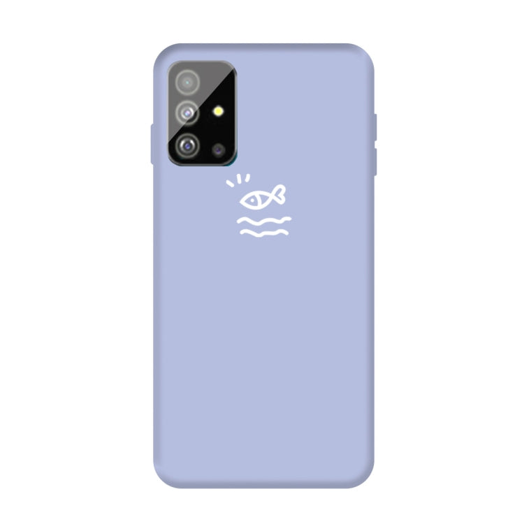 For Galaxy S20 Little Fish Pattern Frosted TPU Protective Case