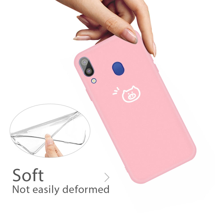 For Galaxy A30 Little Fish Pattern Frosted TPU Protective Case