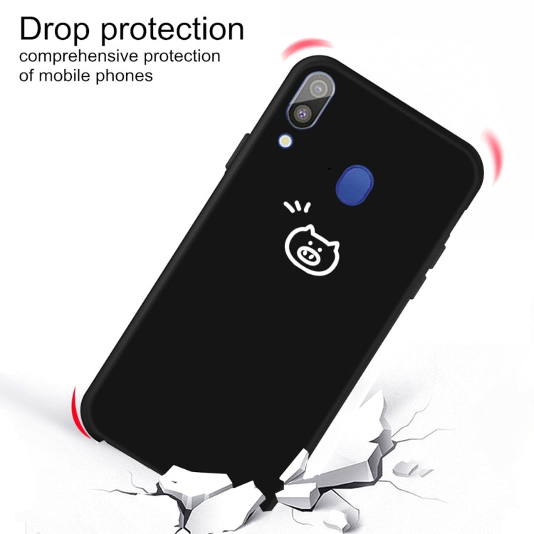 For Galaxy A30 Little Fish Pattern Frosted TPU Protective Case