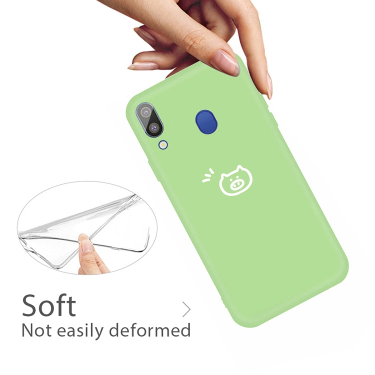 For Galaxy A30 Little Fish Pattern Frosted TPU Protective Case